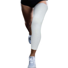 Zensah Compressiemouw met volledige been - Lange volledige lengte Ondersteuning voor dij-knie-kuit voor heren Dames Hardlopen basketbalvoetbal (groot