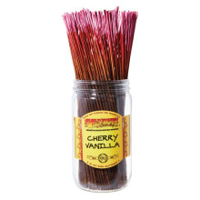 Incenso Wild Berry - Ciliegia Vaniglia - Miscela di Ciliegia Fresca e Vaniglia Ricca - 100 Stick