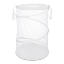 Whitmor 18" Opvouwbare Wasmand Wit