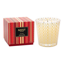 NEST New York Bougie parfume  3 mches Holiday - 21,2 oz - Dure de combustion jusqu' 100 heures - Rcipient en verre rutilisable
