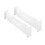 Whitmor Whitmor Verstelbare Ladeverdeler, Set van 2, Wit 1