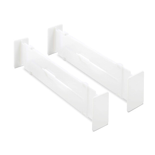 Whitmor Whitmor Verstelbare Ladeverdeler, Set van 2, Wit