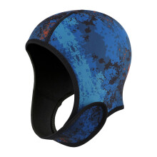 Diving Mask Nylon Adult 2mm Cold Protection Cap for 10C to 15C Swimming Hat in Camouflage Color