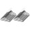 Whitmor Whitmor Set van 20 Zwarte Spacemaker Plastic Pak Hangers 1