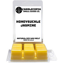 Candlecopia Honeysuckle Jasmine Stark duftende, handgegossene, vegane Wachsschmelze, 12 duftende Wachswrfel 6,4 Unzen in 2 x 6 Packungen