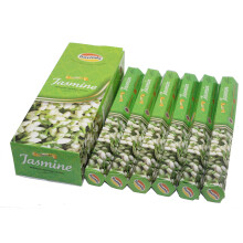 Encens Govinda - 120 bβtons d'encens de qualitι supιrieure avec revκtement Masala (jasmin)