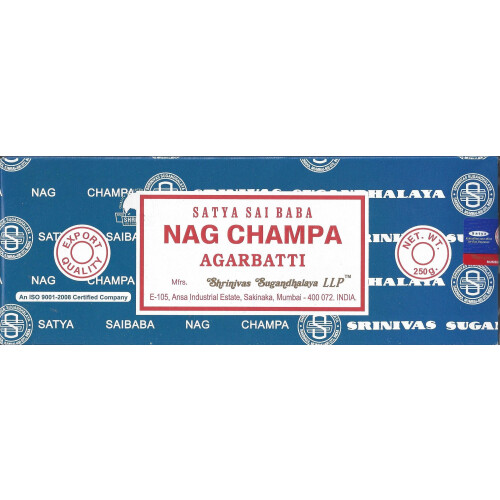 Encens Satya Sai Baba Nag Champa Agarbatti 250 g