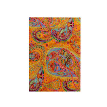 Serviette 3D Rose Lime Orange n Rose Batik Paisley TWL_60518_1 15x 22