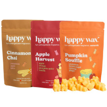 Happy Wax ss keverk prmium illat, termszetes, nem mrgezo szjaviasz olvad 6 oz. illatos viasz olvad. Tartalmazza: Cinnamon Chai almaszret s