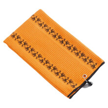 Frogger Golf Microfiber Wafel TRAX Handdoek met Tas Latch-It Oranje/Zwart 20"" x 24""""