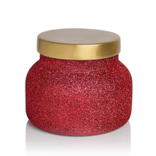 Capri Blue Signature Glam Jar Candle Long Lasting Soy Wax Blend Glitter Candles for Home Scented with Luxury Holiday Scents Volcano 19 oz