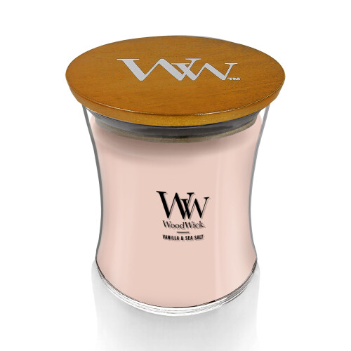 WoodWick WoodWick Μεσαίο Κερί Ώρας Βανίλια & Θαλασσινό Αλάτι Premium Soy-Blend Wax 1