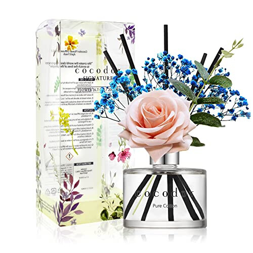 Cocod'or COCODOR Ros Blomma Diffuser/Pure Cotton/6.7oz(200ml)/1 Pack