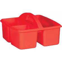 CADDY DE ARMAZENAMENTO DE PLSTICO VERMELHO