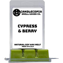 Candlecopia: Stark duftende, handgegossene, vegane Wachsschmelze aus Zypresse und Lorbeer, 12 Duftwachswrfel  6,4 Unzen in 2 x 6 Packungen
