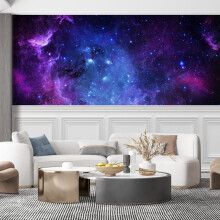 SIGNFORD Wandbild Galaxy abnehmbare Tapete Wandaufkleber fr Schlafzimmer Wohnzimmer  66 x 96 Zoll