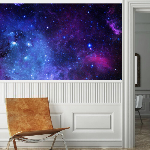 SIGNFORD Mural Galaxy Adesivo de parede removvel para quarto e sala de estar - 66 x 96 polegadas 2