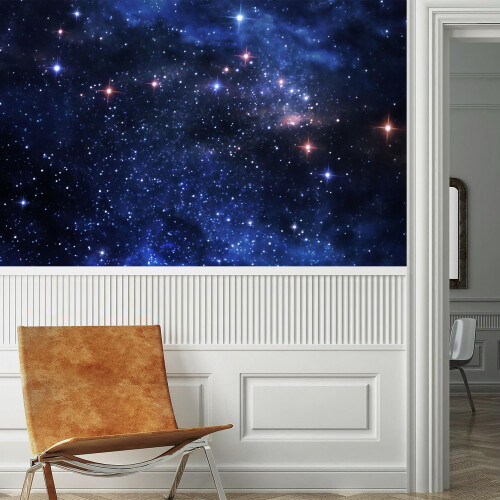 SIGNFORD Mural Galaxy Adesivo de parede removvel para quarto e sala de estar - 66 x 96 polegadas 2