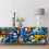 SIGNFORD Mural de parede colorido graffiti removvel papel de parede adesivo para quarto sala de estar - 66 x 96 polegadas 2
