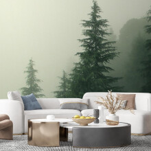 Signford Wall Mural Woodland Nursery Decor Forest Rimovibile Wallpaper Wall Adesivo per soggiorno camera da letto - 100x144 pollici