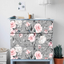 Autocollant auto-adhsif pour commode, autocollants/dcalcomanies pour meubles, peau de meuble amovible (008 MALM)