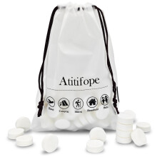 Atitifope komprimerede hndklder Ansigtsrenseklude Travel Camping Vaskeklude (7.9in*7.9in 100 stykker)