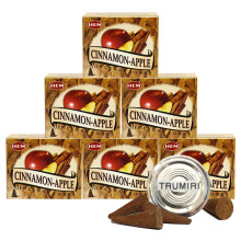 TRUMIRI rgelseskegleholder bundt med kanel ble rgelseskegler - pakke med 6 (ca. 60 kogler)
