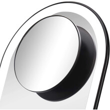 Fancii Lara lstagbar 10X frstoringsspegel magnetfste - Kompatibla Vera sminkspeglar (ingr ej) - Lara (Obsidian) FC-VOMA10XB