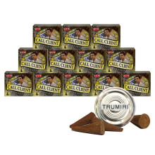 TRUMIRI Rδucherkegelhalter-Set mit Hem Call Clients Rδucherkegeln 12er-Pack (ca. 120 Kegel)