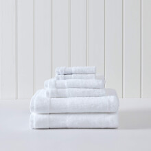 Tommy Bahama - Badhanddoeken Absorberend en lichtbestendig Badkamer Essentials Oeko-Tex gecertificeerd (Island Retreat Wit 6-delig)