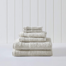 Tommy Bahama - Badlakan Absorberande och blekningsresistenta badrumsartiklar Oeko-Tex Certified (Island Retreat Beige 6-delad)
