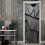 KACOLOR 3D Sticker de Puerta para Dormitorio, 2PCS Autoadhesivo Impermeable 2