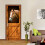 KACOLOR 3D Sticker de Puerta para Dormitorio, 2PCS Autoadhesivo Impermeable 4