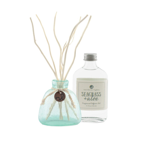 Northern Lights Candles - Windward Reed Diffuser - Seagrass & Aloe - 63610 2