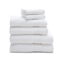 POLO Ralph Lauren Sanders coton 6 pices. Ensemble de serviettes (Blanc 2)