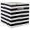 DII Polyester Cube Storage Collection Collapsible Hard Sided Bin 13x13x13 Stone 1