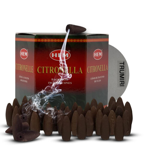 Κώνοι Λιβανιού Citronella για Καταρράκτη Αρωματικού Καπνού και Σετ Σαπουνιού