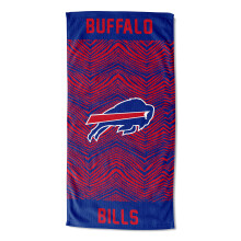 NORTHWEST Zubaz NFL Classic Zebra Print -rantapyyhe 30x60 Buffalo Bills