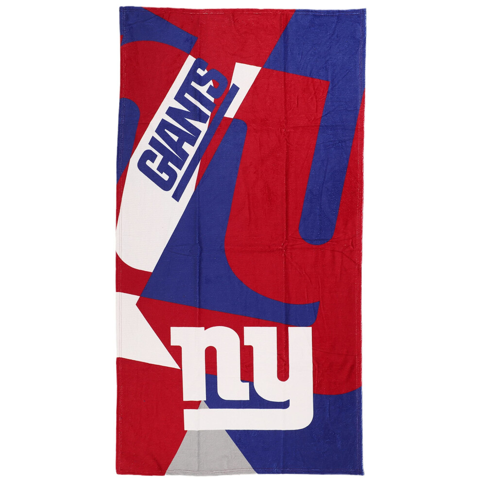 Northwest Nfl New York Giants 30 X 60 Cali Puzzle Z Recznikiem Plazowym-image