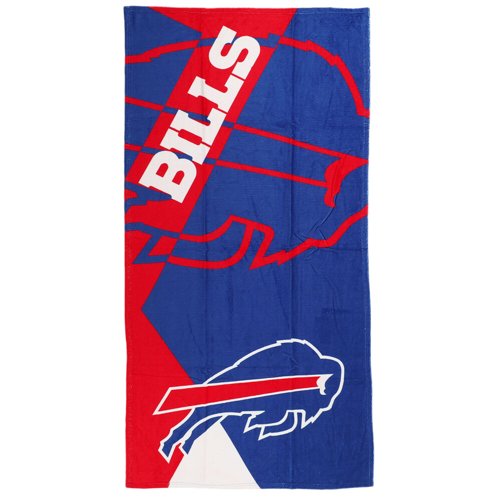 Northwest NFL Buffalo Bills 30 x 60 Inch Beach Towel Puzzle Design-image-OPC-PJYFFTV-NEW