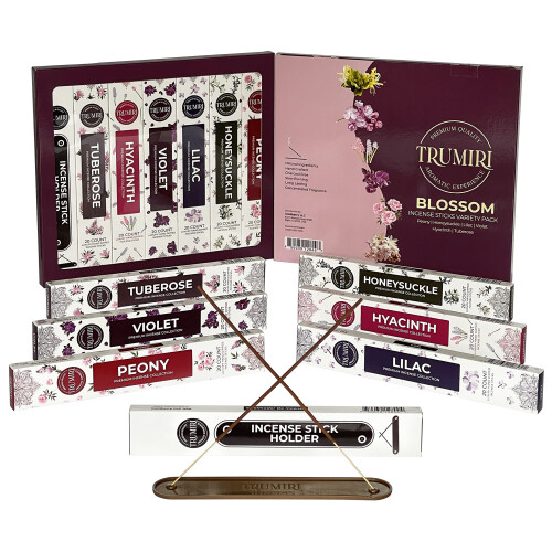 Blossom Rökelse Sticks Variation Pack - 120 Sticks (6 Dofter x 20 Sticks) 2
