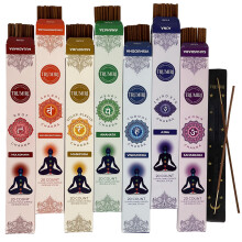 Chakra Incense Sticks - 120 Sticks (20 Sticks x 6 Incense) for 7 Chakra Meditation