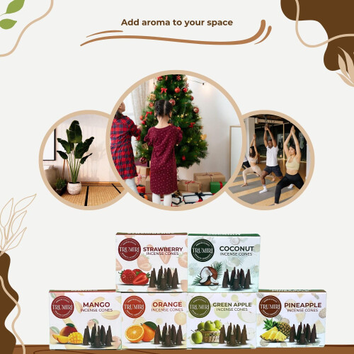 Trumiri Φρουτώδεις Σταγόνες Κώνων - Ποικιλία 60 Κώνων (6 Αρώματα x 10 Κώνους) 2