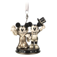 Disney Mickey Mouse en Minnie Mouse Sketchbook Ornament - Mickey's Gala Premier