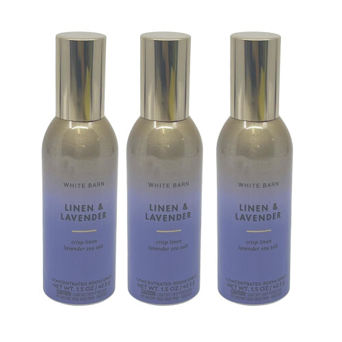 Bath & Body Works Spray Ambiente Concentrato Lavanda e Lino 1.5oz - Confezione da 3