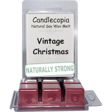 Candlecopia Vintage Kerst Sterk Geurende Hand Gegoote Vegan Wax Melts, 12 Geurende Wax Cubes, 6.4 Ounces in 2 x 6-Packs