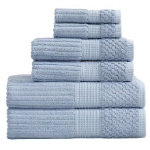 Springtree Home Ensemble de serviettes 100 % coton 6 pices | Super doux et absorbants schage rapide, 2 serviettes de bain, 2 essuie-mains et