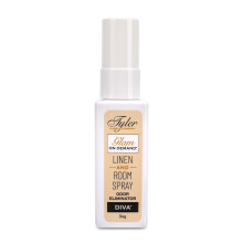 Tyler Candle Company - Spray On Demand - Diva-duft - 34g / 1.2oz Klar