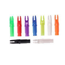 20 Pieces Tail Archer Tail Cover Hunting Bow Accessories for Arrows 3.2x1x1 CM Fibreglass Shooting Target Supplies