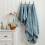 Springtree Home Ensemble de serviettes 100 % coton 6 pices | Conception texture gomtrique | Absorbantes  schage rapide, 2 serviettes de bai 3
